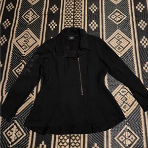 Harley-Davidson women’s size XL coat/jacket with design buttons zips